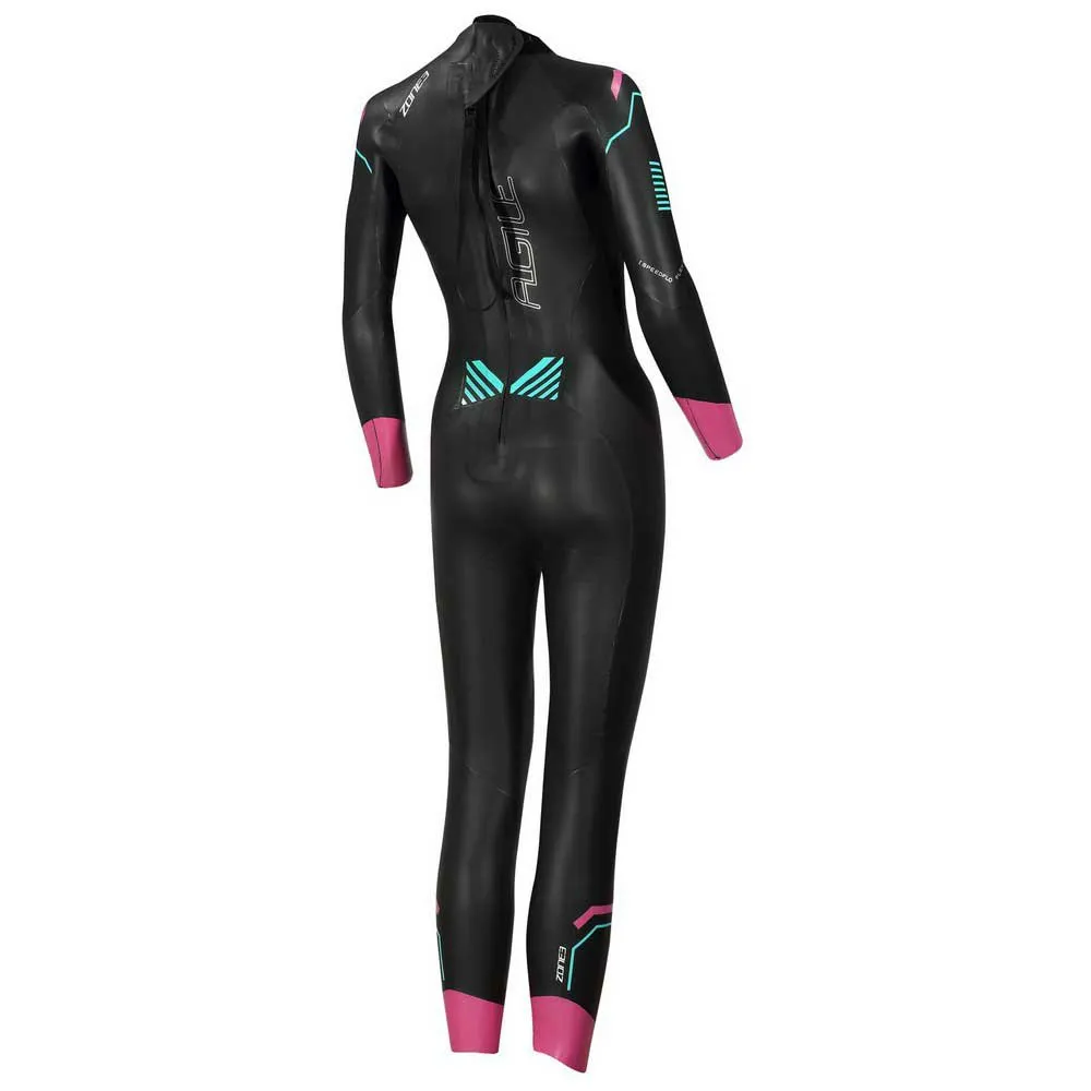 Zone3 Agile Våtdrakt For Kvinner Refurbished unisex, Black / pink / turquoise, XXL Zone3 Agile Våtdrakt For Kvinner Refurbished unisex, Black / pink / turquoise, XXL