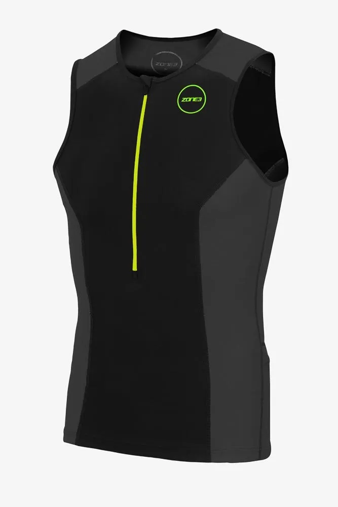 Zone3 Aquaflo Plus Herre Tri Top, Sort