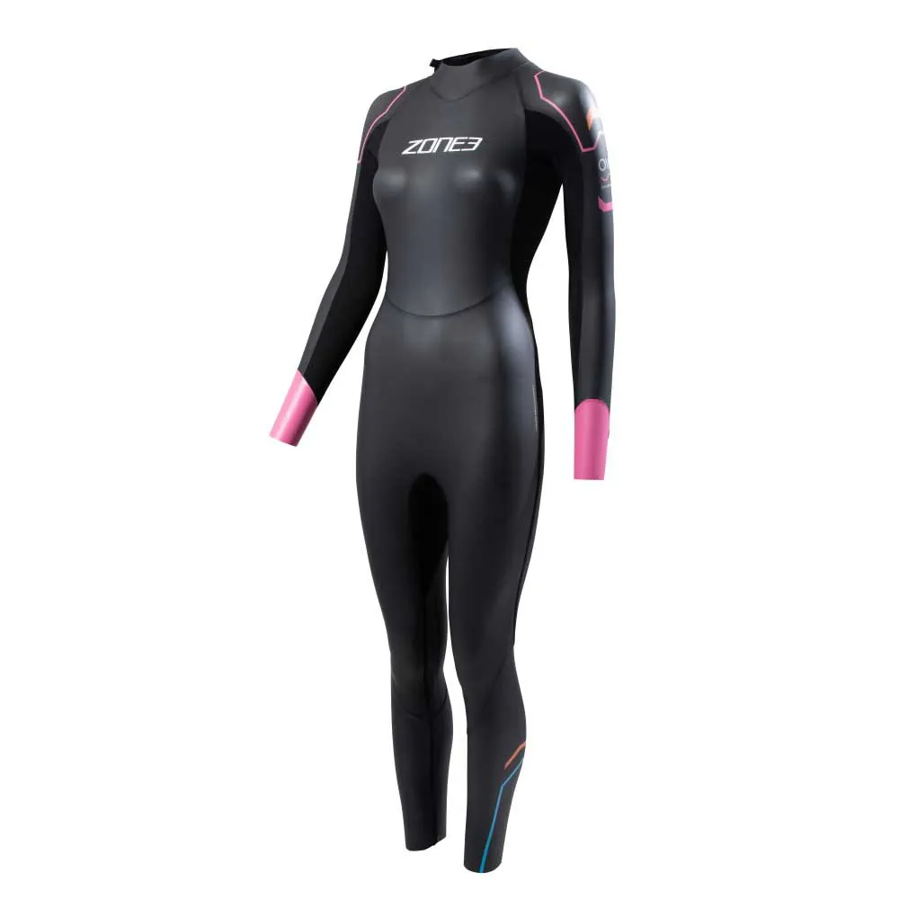 Zone3 Aspect Breaststroke Våtdrakt I Neopren Med Lange Ermer For Kvinner Refurbished unisex, Black / pink, XL Zone3 Aspect Breaststroke Våtdrakt I Neopren Med Lange Ermer For Kvinner Refurbished unisex, Black / pink, XL