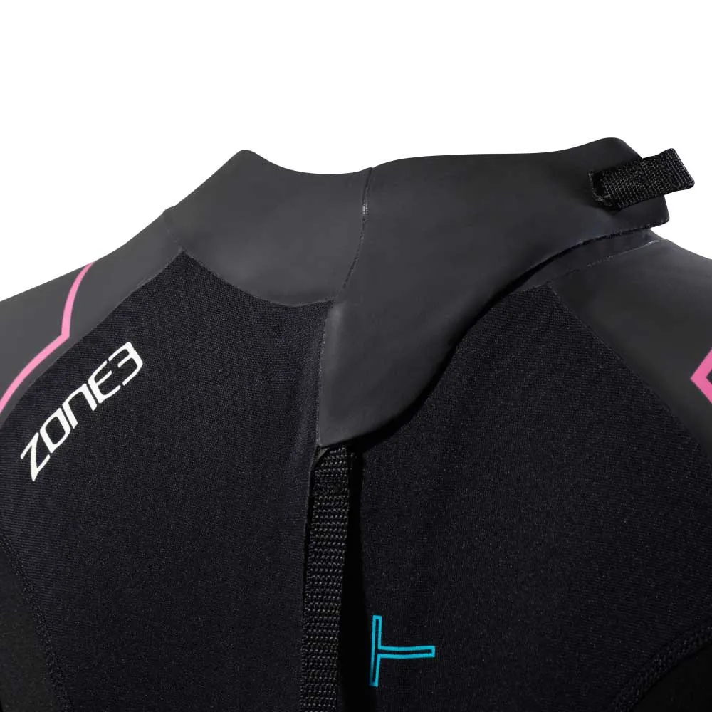Zone3 Aspect Breaststroke Våtdrakt I Neopren Med Lange Ermer For Kvinner Refurbished unisex, Black / pink, XL Zone3 Aspect Breaststroke Våtdrakt I Neopren Med Lange Ermer For Kvinner Refurbished unisex, Black / pink, XL
