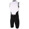 Zone3 Lava Long Distance Tri Ermeløs Triatlon-drakt male, Black / white / red