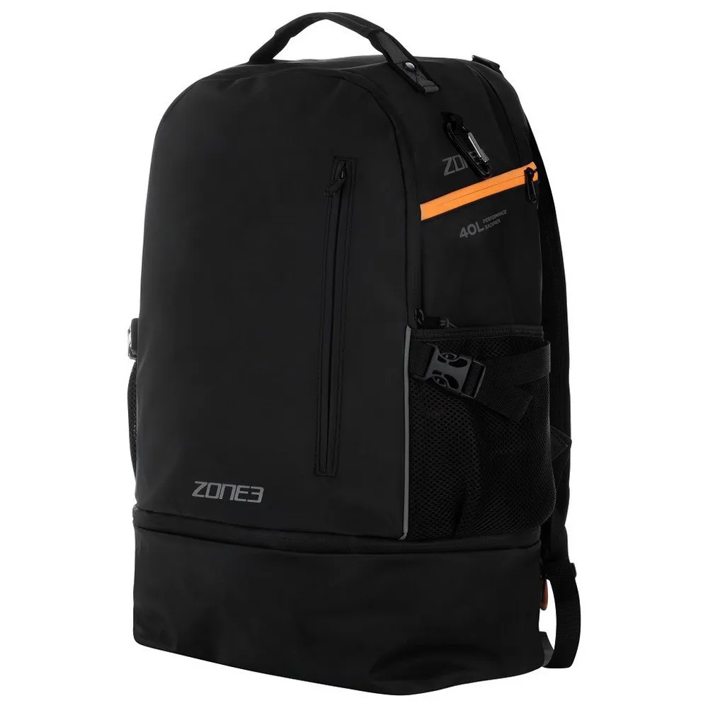 Zone3 Race Performance Ryggsekk unisex, Black, One Size Zone3 Race Performance Ryggsekk unisex, Black, One Size