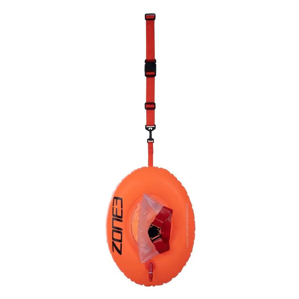 Zone3 Recycled On The Go Sikkerhetsbøye unisex, Hi-vis orange