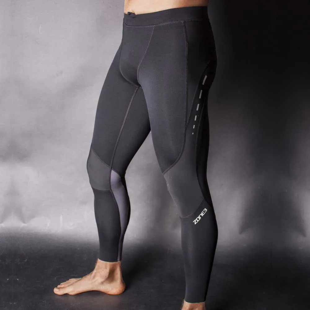 Zone3 Rx3 Compression Leggings male, Black / grey / gun metal Zone3 Rx3 Compression Leggings male, Black / grey / gun metal