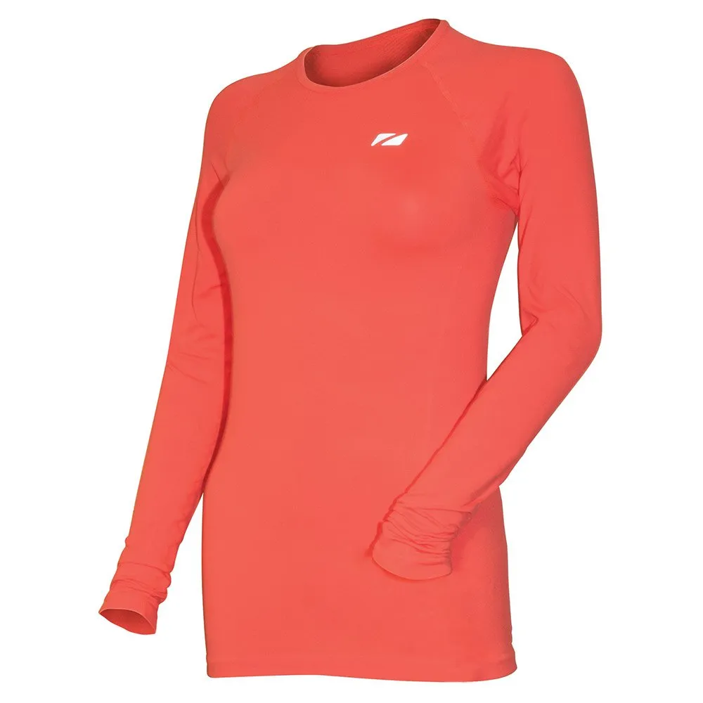 Zone3 Seamless Langarmet Baselag, Hi-vis coral Zone3 Seamless Langarmet Baselag, Hi-vis coral