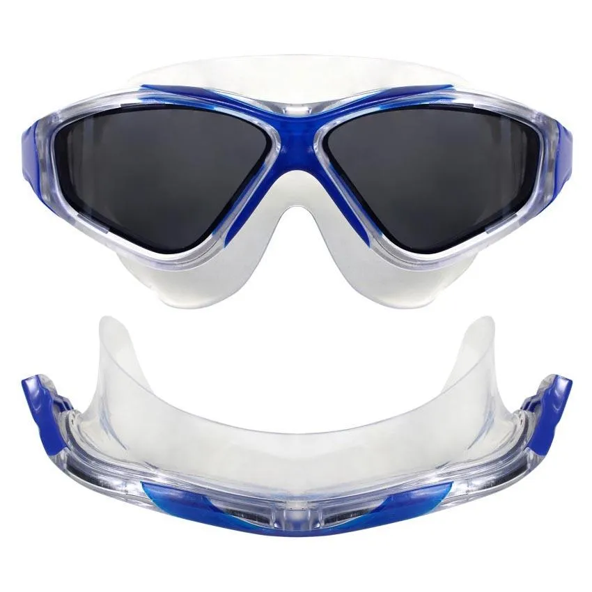 Zone3 Vision Max Svømmemaske unisex, Blue / clear, One Size