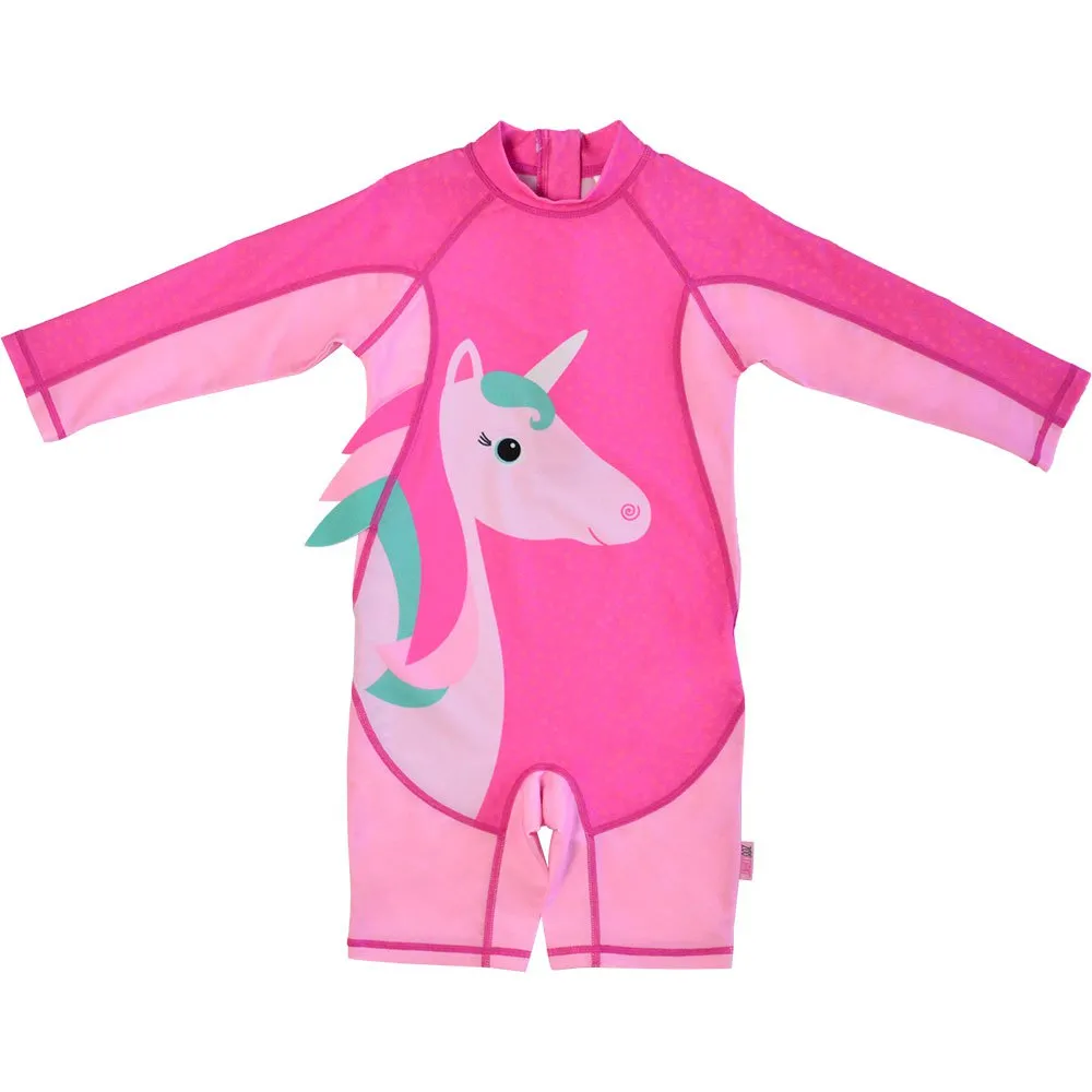 Zoocchini Enhjørning Baby Langarmet Badedrakt Upf 50 Zoocchini Enhjørning Baby Langarmet Badedrakt Upf 50