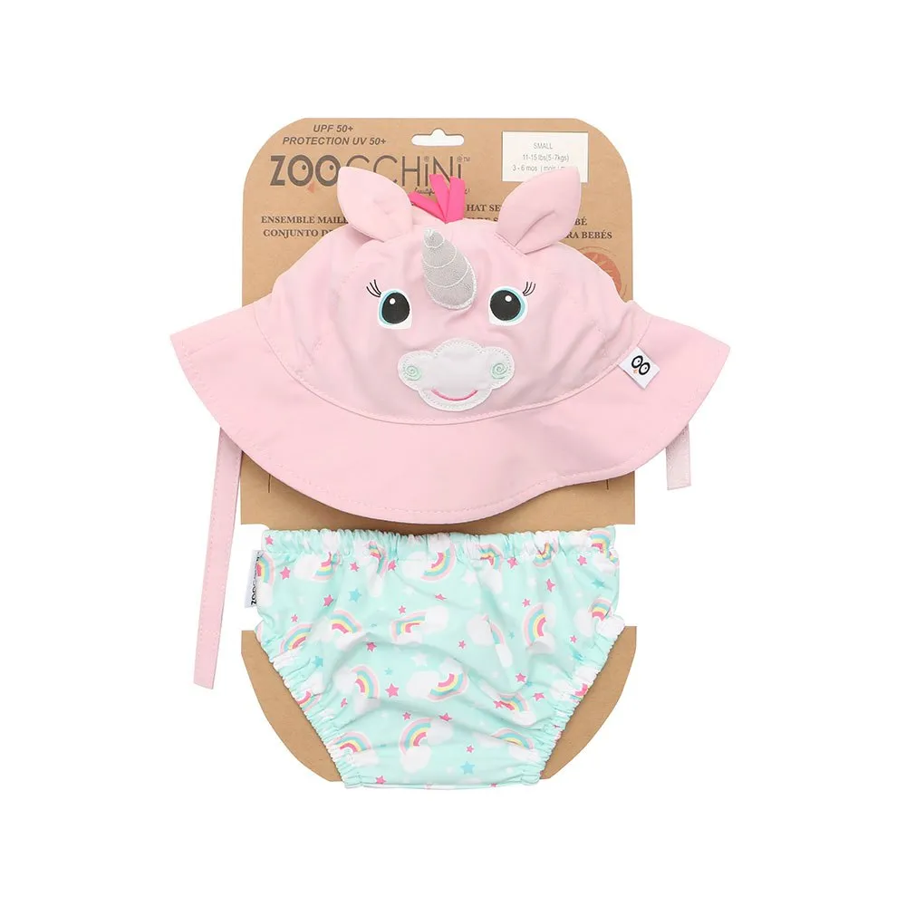 Zoocchini Enhjørning Badebleie Upf 50