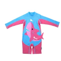 Zoocchini Hai Baby Langarmet Badedrakt Upf 50