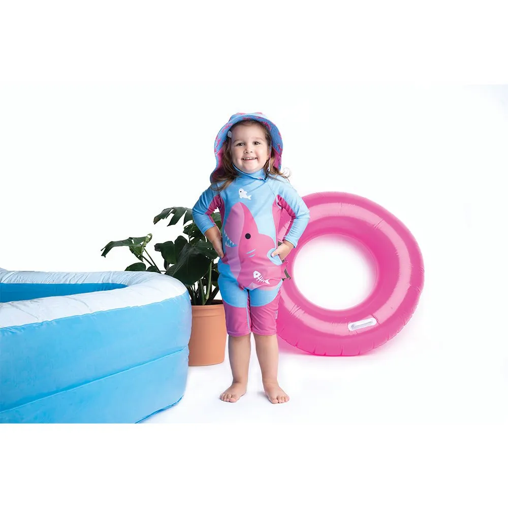 Zoocchini Hai Baby Langarmet Badedrakt Upf 50, Pink, 6-12MON Zoocchini Hai Baby Langarmet Badedrakt Upf 50, Pink, 6-12MON