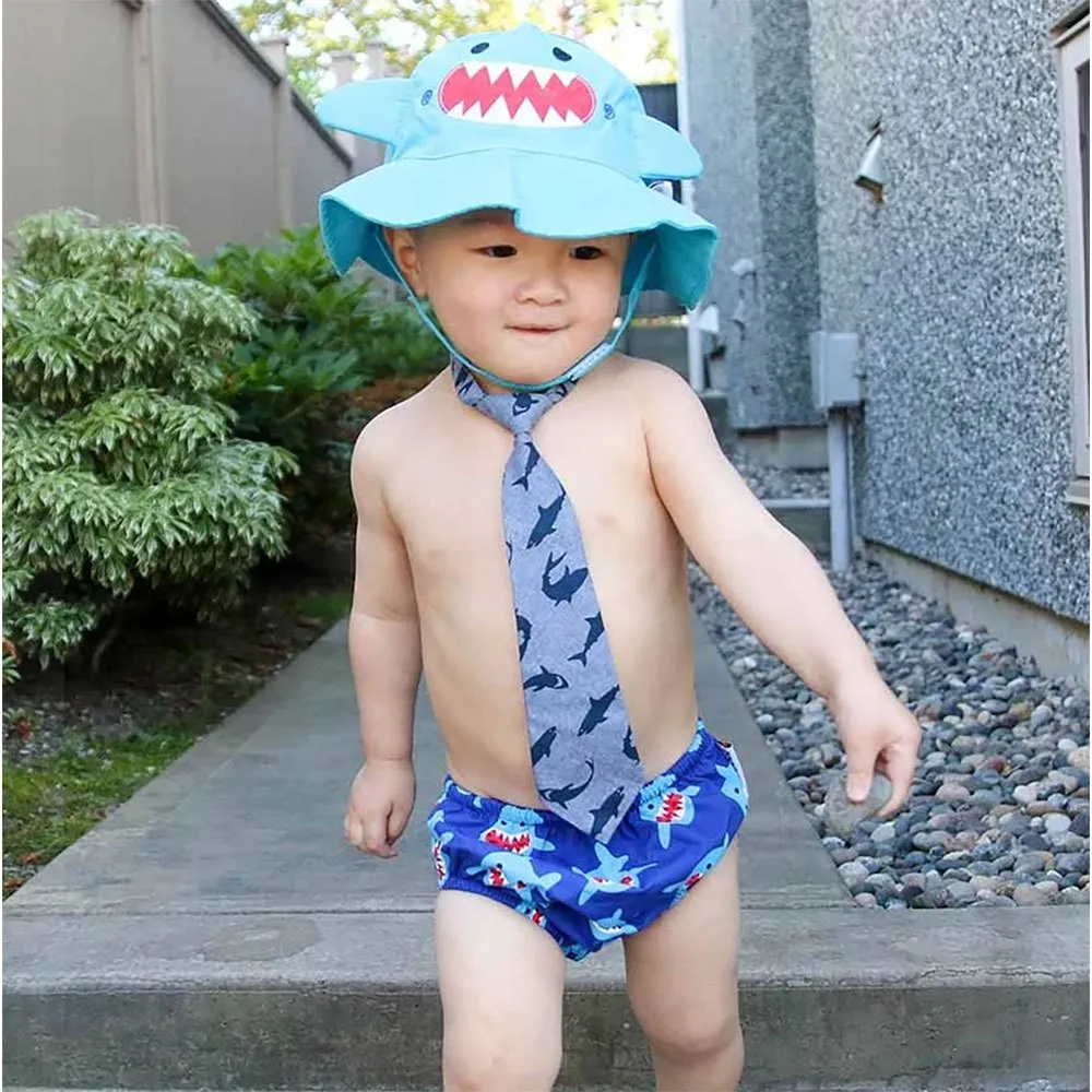 Zoocchini Hai Badebleie Med Upf 50 Solbeskyttelse