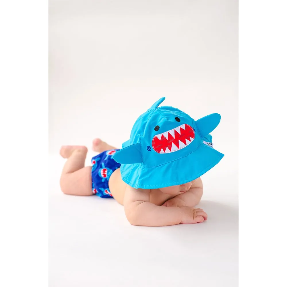 Zoocchini Hai Badebleie Med Upf 50 Solbeskyttelse