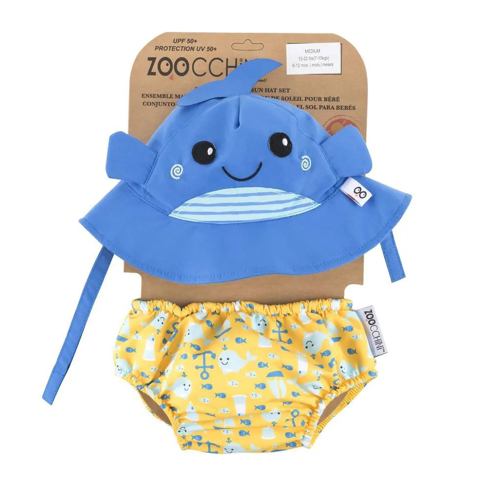 Zoocchini Hval Badedrakt Bleie Upf 50