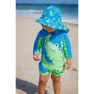 Zoocchini Krokodille Baby Langermet Badedrakt Upf 50, Multicolor, 6-12MON