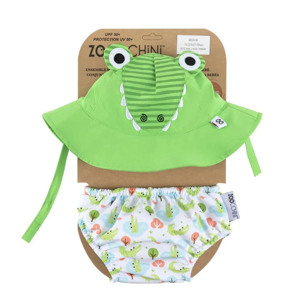 Zoocchini Krokodille Badebleie Upf 50
