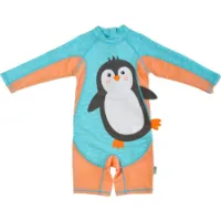 Zoocchini Pingvin Baby Langarmet Badedrakt Upf 50 Zoocchini Pingvin Baby Langarmet Badedrakt Upf 50
