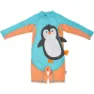 Zoocchini Pingvin Baby Langarmet Badedrakt Upf 50