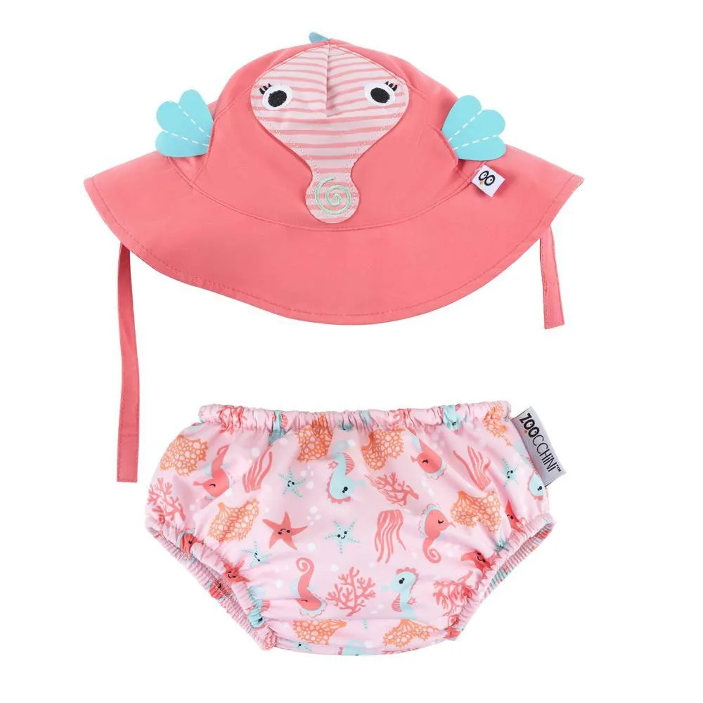 Zoocchini Sjøhest Badedrakt Bleie Upf 50 Zoocchini Sjøhest Badedrakt Bleie Upf 50