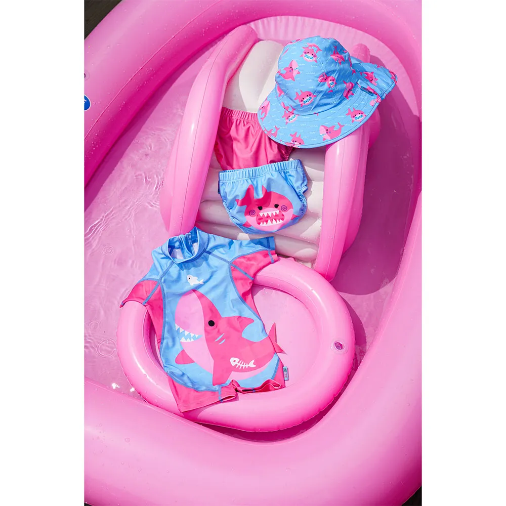 Zoocchini Tzoo Badebukse 2 Enheter, Pink, 12-24MON