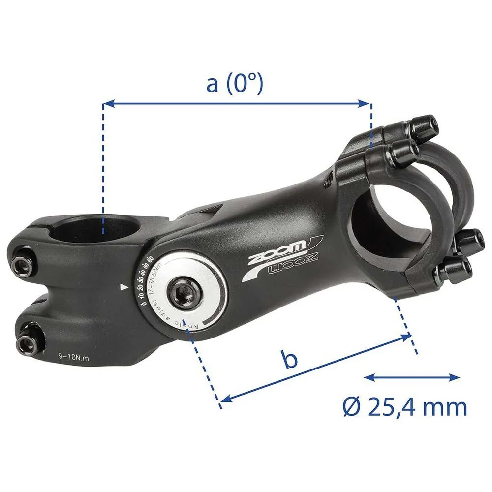 Zoom Ahead 25.4 Mm Sykkelstyrestem