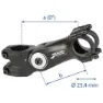 Zoom Ahead 25.4 Mm Sykkelstyrestem
