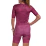 Zoot Aero Full Zip Digi Camo Kortermet Trisuit female, Pink