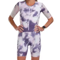 Zoot Aero Full Zip Moonlight Kortermet Trisuit female Zoot Aero Full Zip Moonlight Kortermet Trisuit female