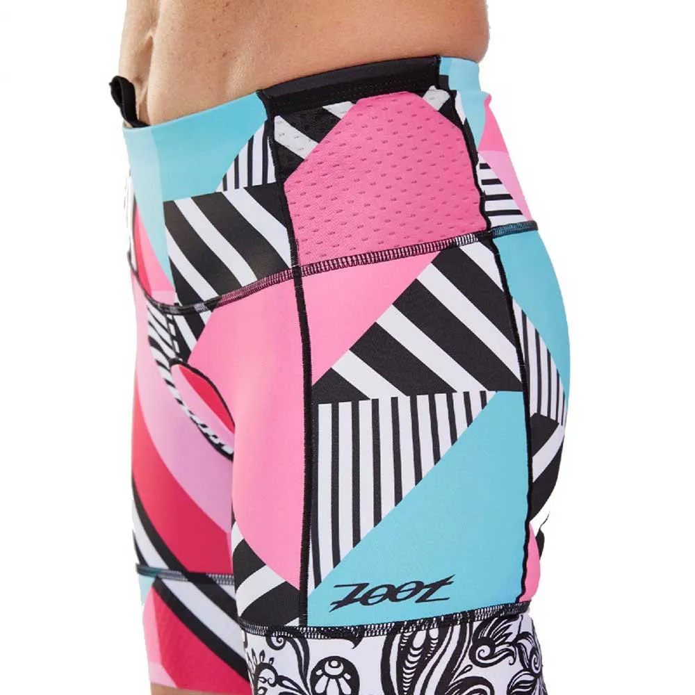 Zoot Ltd 6ll Cali 19 Sykkelshorts Uten Seler, Blue / pink / black / white