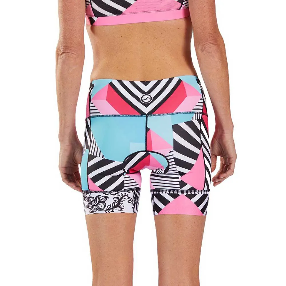 Zoot Ltd 6ll Cali 19 Sykkelshorts Uten Seler, Blue / pink / black / white