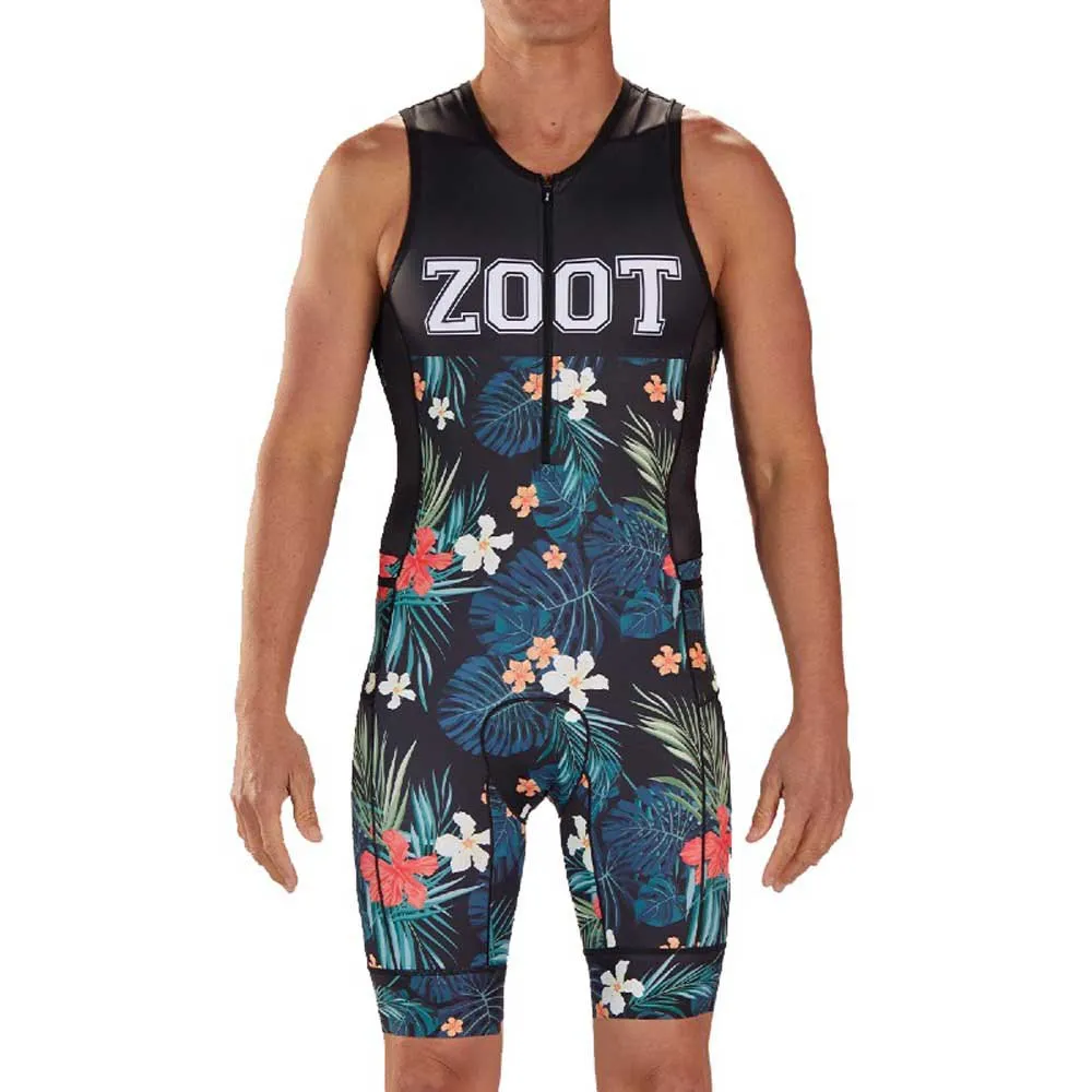 Zoot Ltd 83 19 Ermeløs Triatlon-drakt male, Flowers Zoot Ltd 83 19 Ermeløs Triatlon-drakt male, Flowers