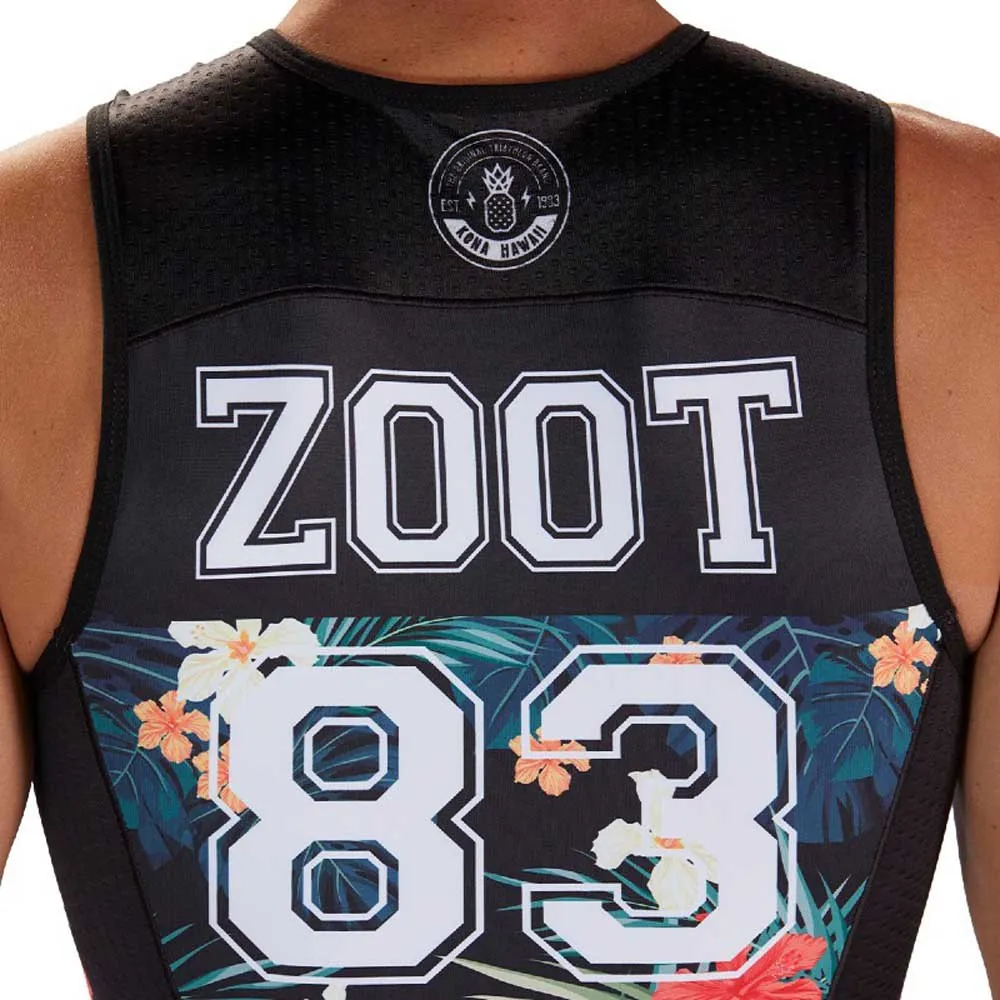 Zoot Ltd 83 19 Ermeløs Triatlon-drakt male, Flowers Zoot Ltd 83 19 Ermeløs Triatlon-drakt male, Flowers