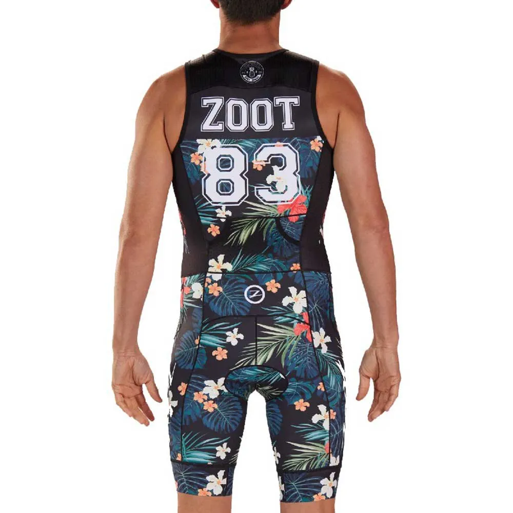 Zoot Ltd 83 19 Ermeløs Triatlon-drakt male, Flowers Zoot Ltd 83 19 Ermeløs Triatlon-drakt male, Flowers
