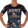 Zoot Ltd Aero 83 19 Kort Ermet Trøye, Black / flowers, S