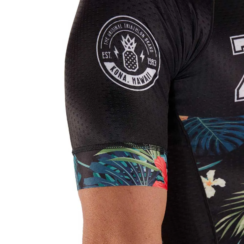 Zoot Ltd Aero 83 19 Kort Ermet Trøye, Black / flowers, S Zoot Ltd Aero 83 19 Kort Ermet Trøye, Black / flowers, S