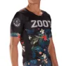 Zoot Ltd Aero 83 19 Kort Ermet Trøye, Black / flowers, S