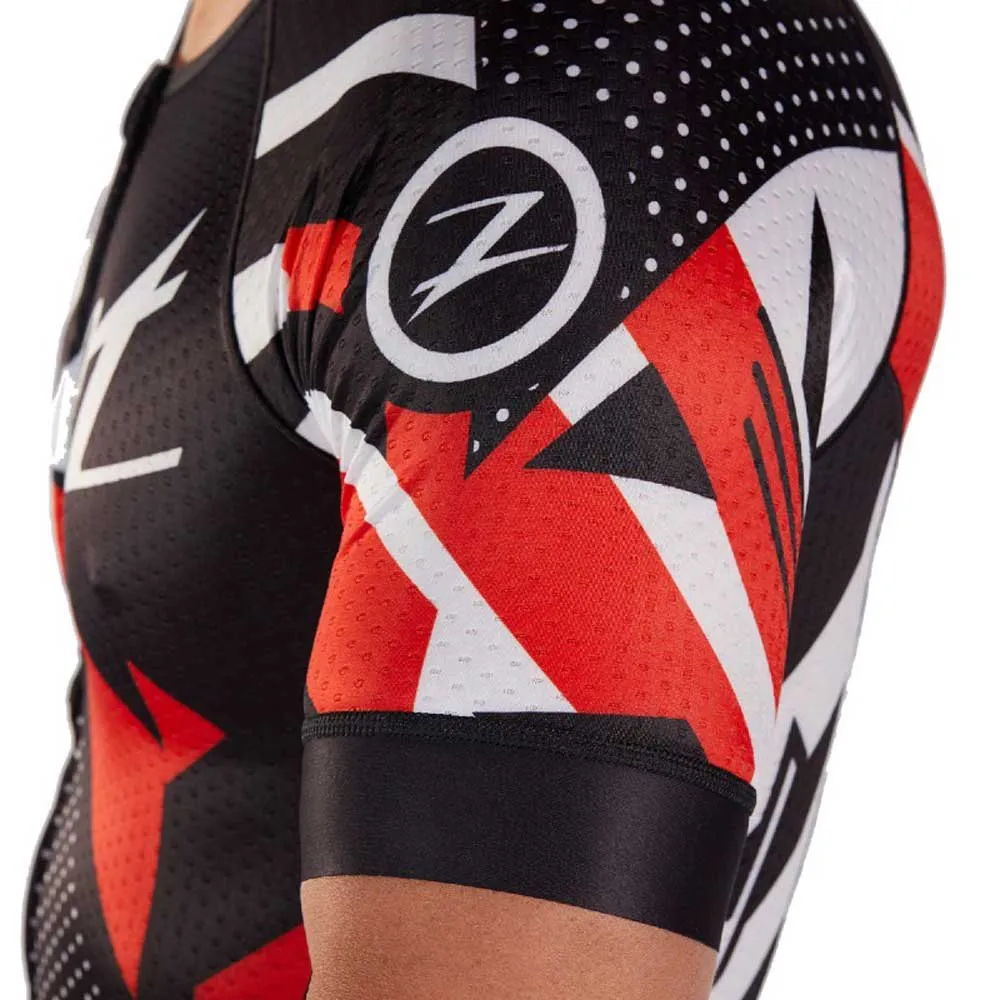 Zoot Ltd Aero Team 19 Kort Ermet Trøye, Black / white / red, S Zoot Ltd Aero Team 19 Kort Ermet Trøye, Black / white / red, S