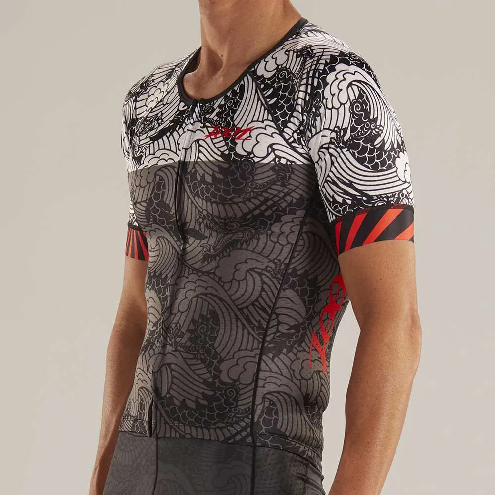 Zoot Ltd Aero Tokyo Kort Ermet Trøye, Grey / white, S