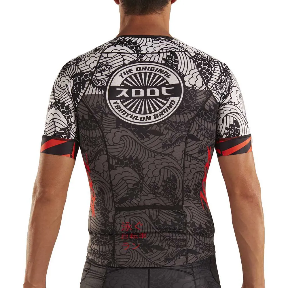 Zoot Ltd Aero Tokyo Kort Ermet Trøye, Grey / white, S
