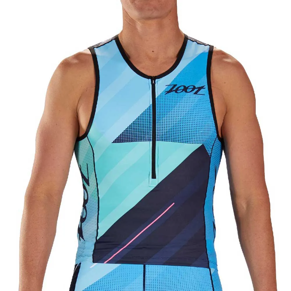 Zoot Ltd Cali 19 Ermeløs Sykkeltrøye, Blue, S Zoot Ltd Cali 19 Ermeløs Sykkeltrøye, Blue, S
