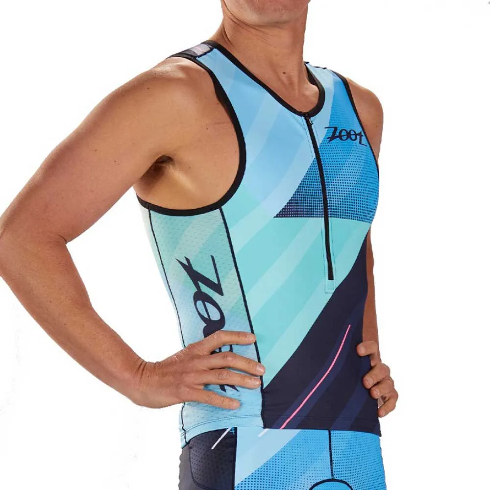 Zoot Ltd Cali 19 Ermeløs Sykkeltrøye, Blue, S Zoot Ltd Cali 19 Ermeløs Sykkeltrøye, Blue, S