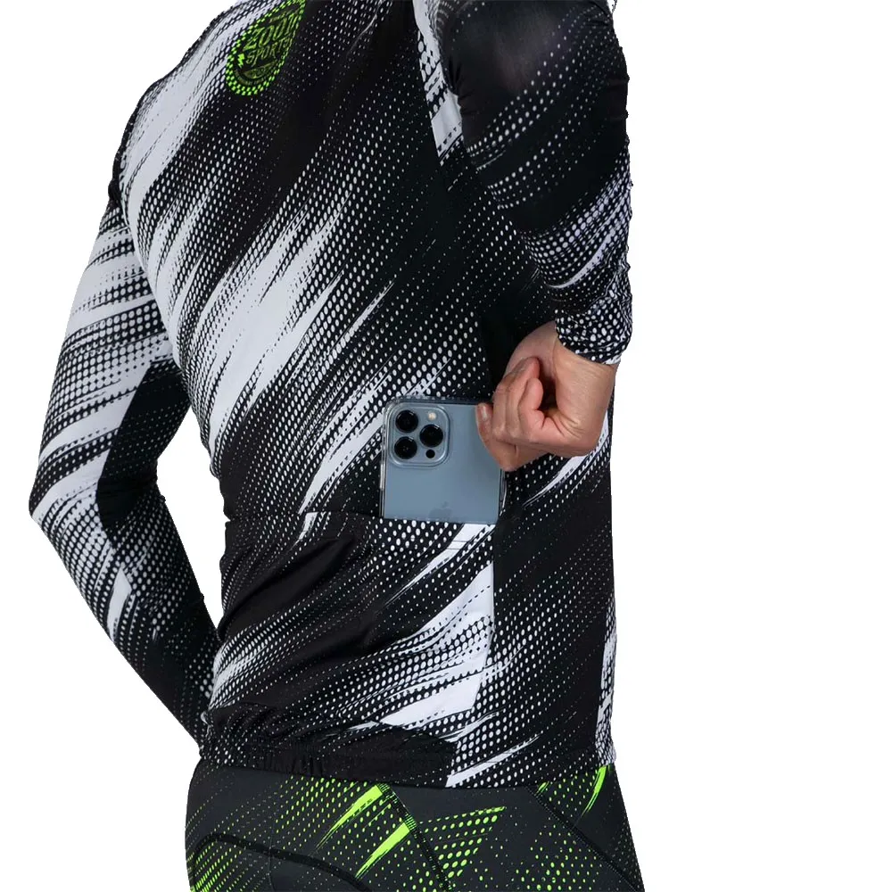 Zoot Ltd Cycle Sun Stop Exposed Zipper Langermet Trøye
