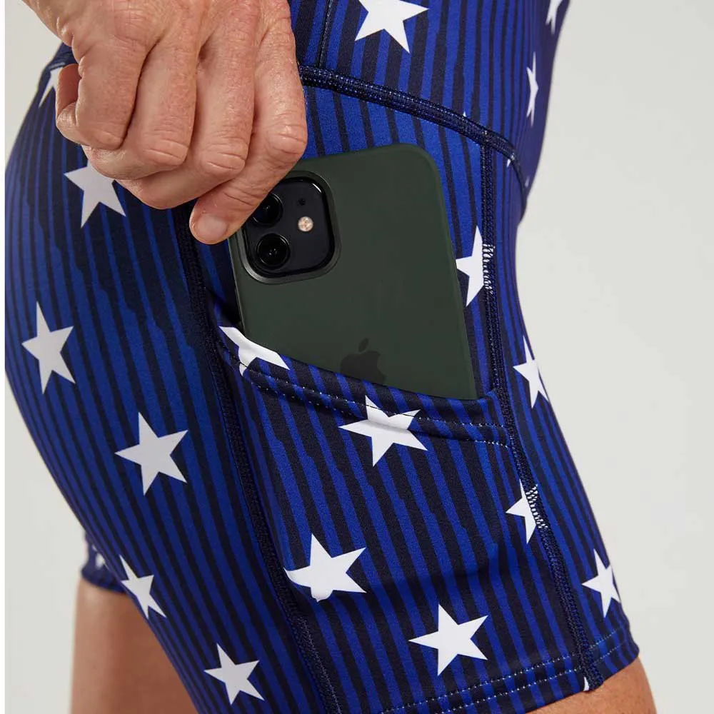 Zoot Ltd Pulse Korte Leggings female, Stars & stripes