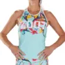 Zoot Ltd Racerback 83 19 Ermeløs Sykkeltrøye, Green / flowers, XS