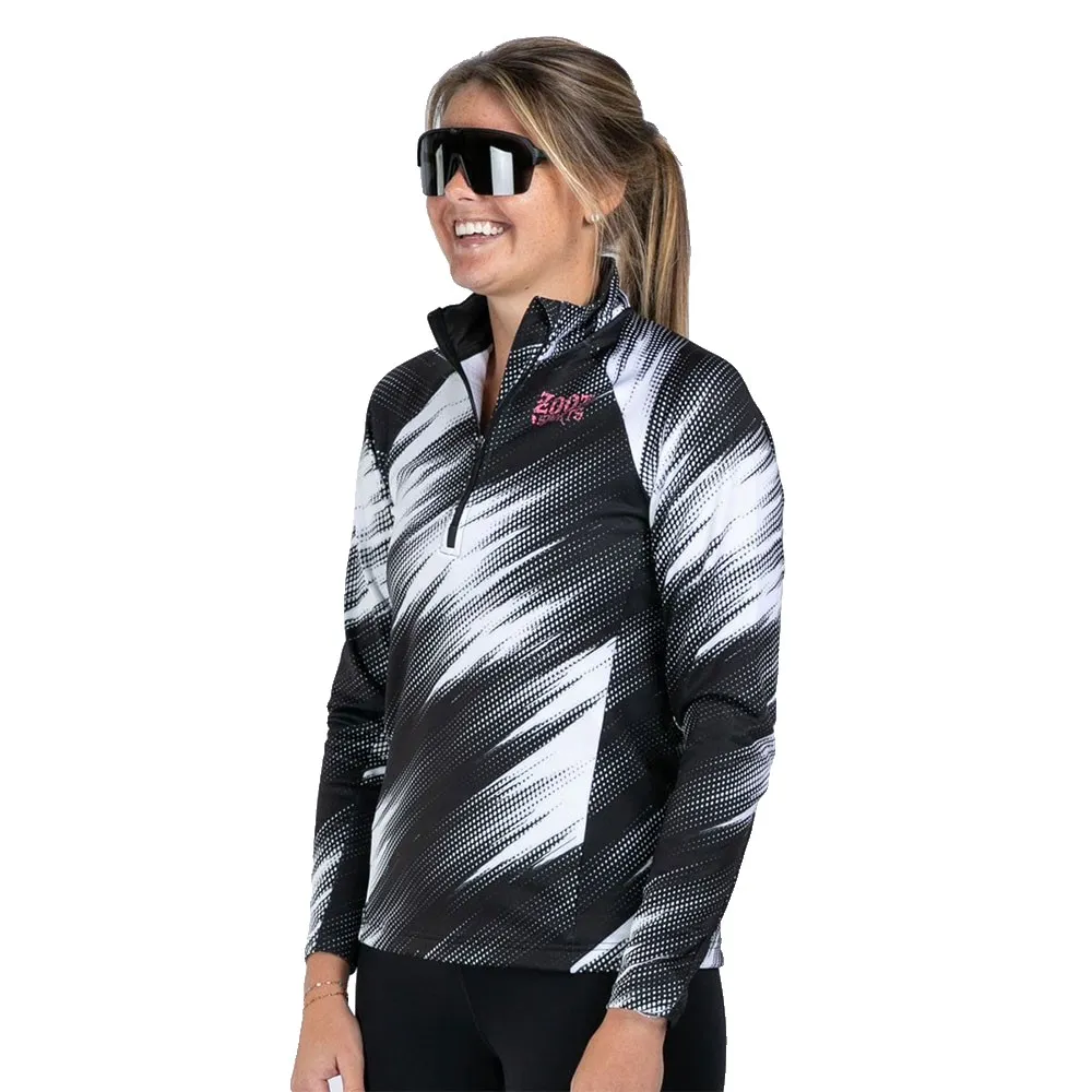 Zoot Ltd Run Thermal Fleecejakke Med Halv Glidelås female