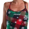 Zoot Peace Love Aloha Badetøy female, Green / red