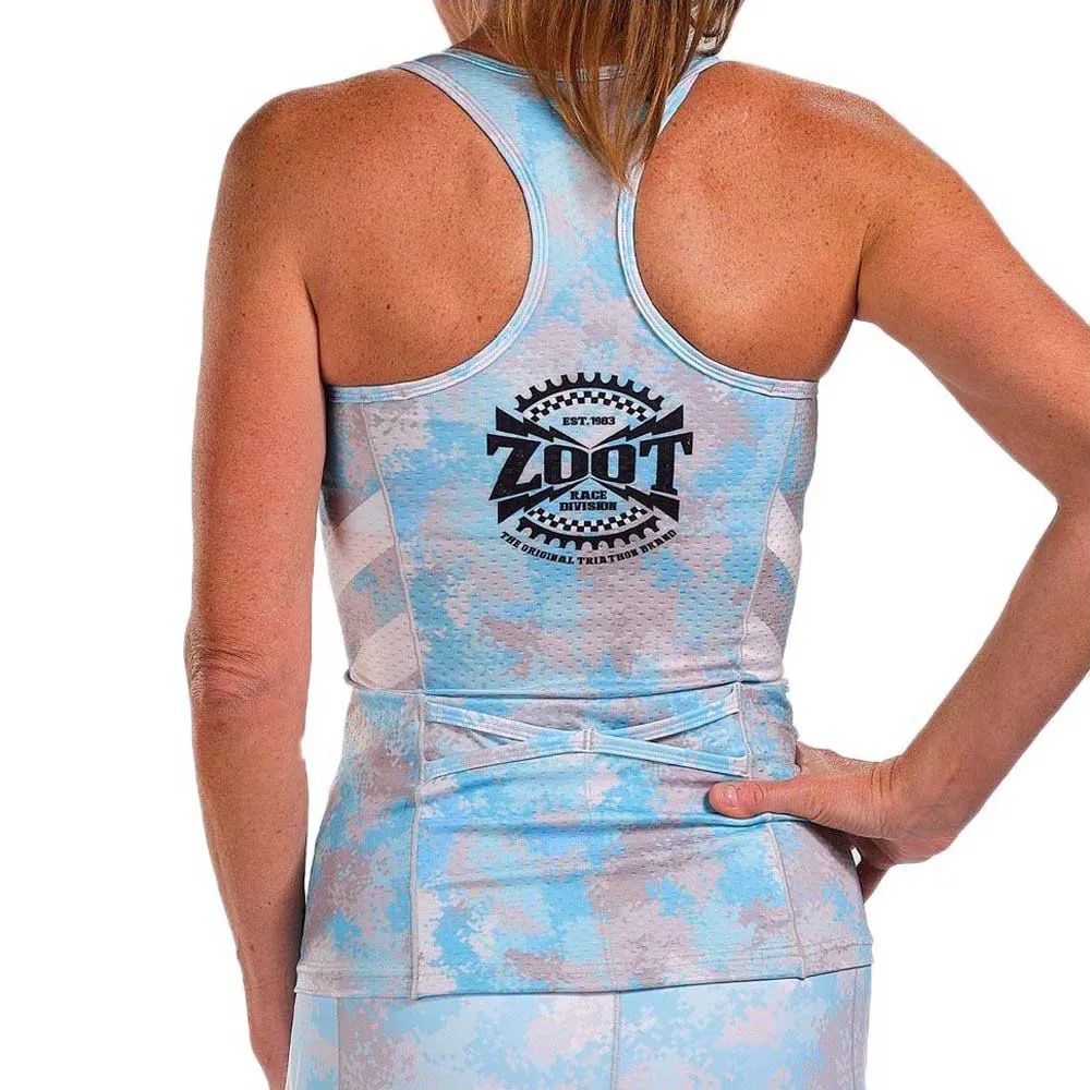 Zoot Race Division Ermeløs Triatlontrøye, Blue / grey, S