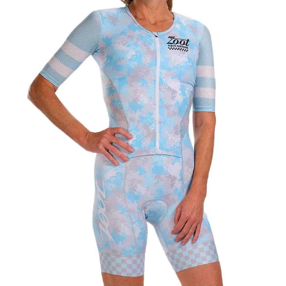 Zoot Race Division Kortermet Trisuit female, Blue / grey Zoot Race Division Kortermet Trisuit female, Blue / grey