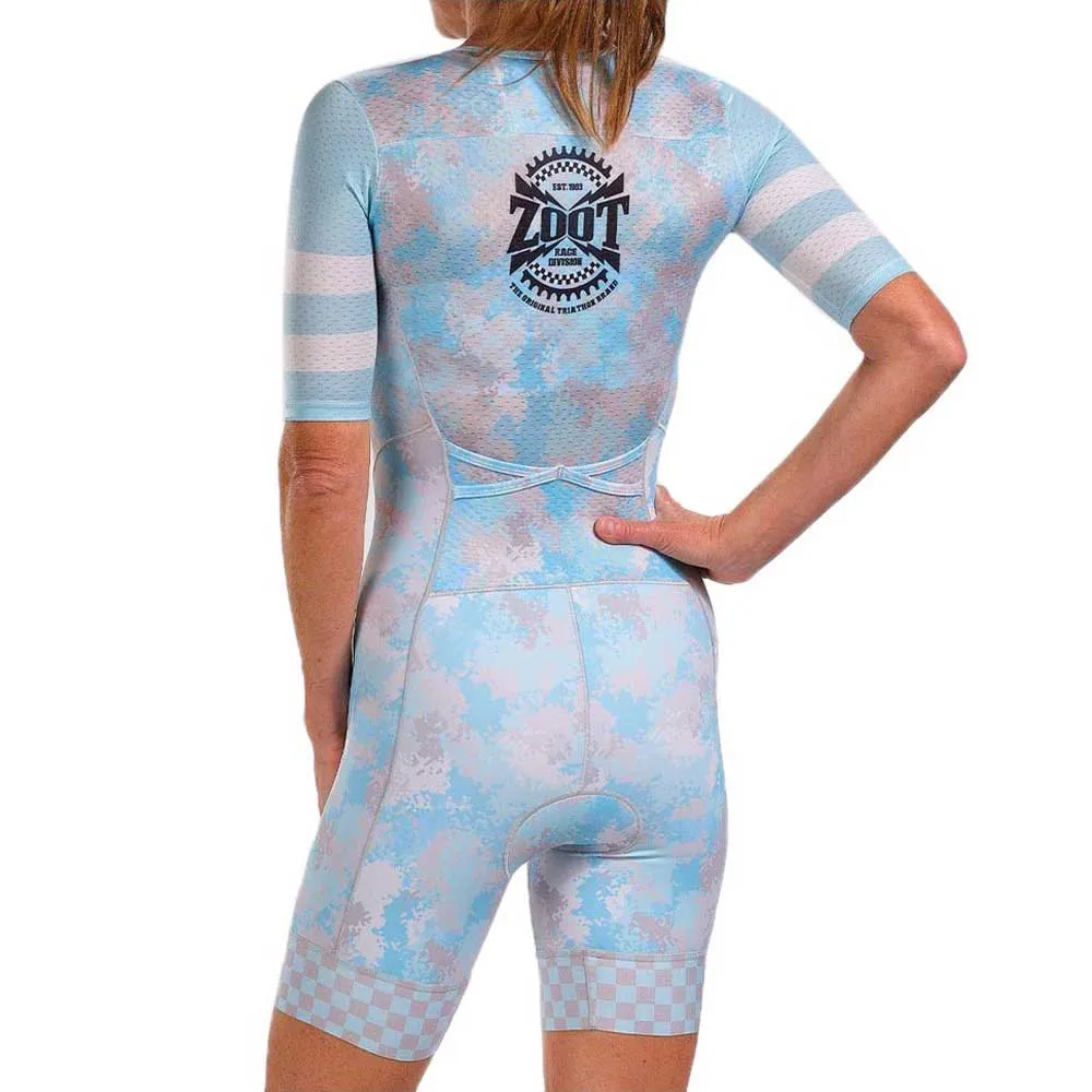 Zoot Race Division Kortermet Trisuit female, Blue / grey Zoot Race Division Kortermet Trisuit female, Blue / grey