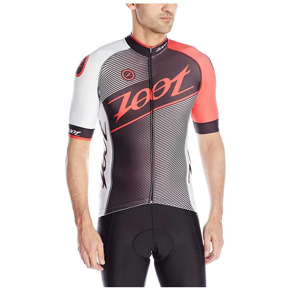 Zoot Team Cycle Kort Ermet Trøye, Black / race day red, M Zoot Team Cycle Kort Ermet Trøye, Black / race day red, M
