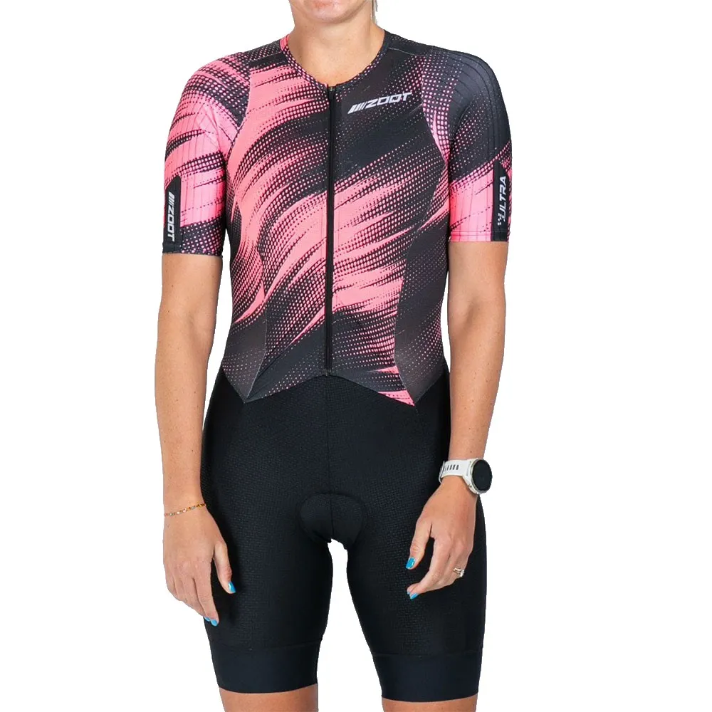 Zoot Ultra Tri P1 Exos Kortermet Trisuit female Zoot Ultra Tri P1 Exos Kortermet Trisuit female